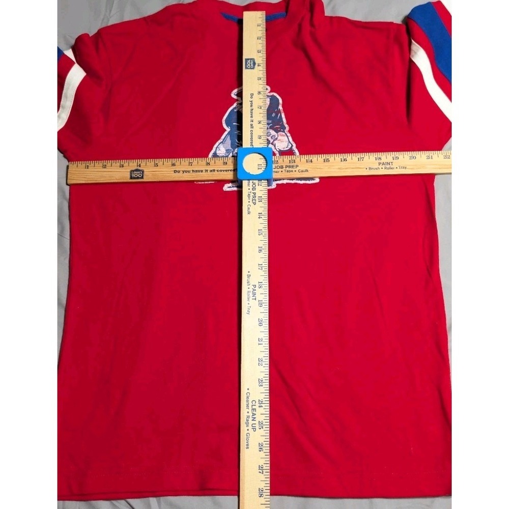 New England Patriots Long Sleeve Shirt Men's M Red NFL Team Apparel Pat Patriot - Picture 5 of 6